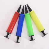 Balloon Pump Mini Plastic Hand Held Balloon Inflator Air Pump Portable Decoration Tools, Color and Type Random